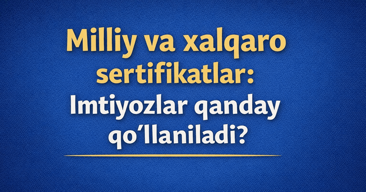 Tayyor ball bilan talaba bo‘lish: Davlat imtihonlaridagi katta o‘yin qoidalari